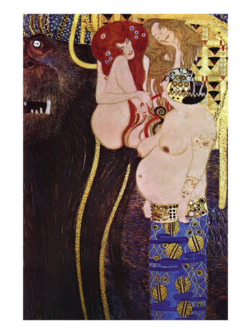 The Beethoven Frieze - Gustav Klimt Paintings